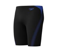 Speedo Hyperboom Splice Jammer Swimming Trunks | Quick Drying | Training | Fitness | Chlorine Resistant Jammer per Uomo, Black/Cobalt Pop, 40