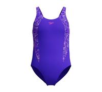 Speedo HyperBoom Splice Muscleback Costume da Bagno per Bambina, Indigo Glow, 5-6 Anni