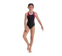 Speedo HyperBoom Splice Muscleback Junior Swimsuit 5-6 Years / 24" Black/Blue 5-