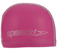Speedo Junior Pace Swimming Cap | Kids Swim | Dry Hair, Pink, One Size
