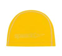 Speedo Junior Pace Swimming Cap | Kids Swim | Dry Hair, Yellow, One Size
