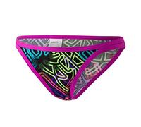 Speedo Kanjineon String Costume Slip, Donna, Multicolore (Kanji Neon/Black/Psycho R), 28 (IT 38)