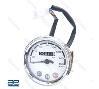Speedo Km/h faccia bianca per moto Royal Enfield Bullet primi modelli