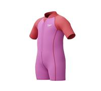 Speedo Learn to Swim Neoprene Wetsuit| Swimming Lessons | Soft Touch | Neoprene Costume da Bagno per Bambina, Neon Violet, 9 Mois-12 Mois