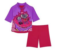 Speedo Learn to Swim Sun Protection Maglia e Pantaloncino, Rosa/Giallo, 5 Anni Girl's