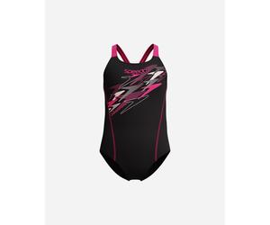 Speedo Logo Medalist Jr - Costume Piscina - Grigio 9-10ANNI