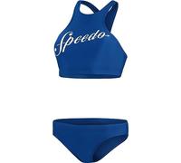 Speedo Logo Volley 2 Peice Bikini Donna, Ammonite/Bianco, 36