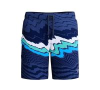 Speedo Costume a pantaloncino per uomo Print 4way Flex 18" Peacoat 32