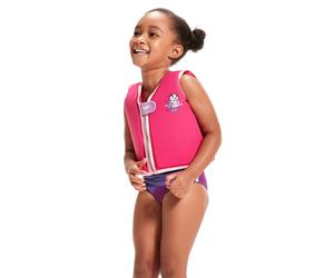 SPEEDO - LTS PRINTED FLOAT VEST - 1225214687 - PINK/PURPLE