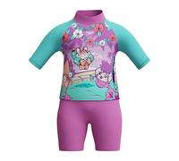 Speedo Maglietta E Pantaloncini Imparare A Nuotare con Protezione Solare | Junior Bambina Costume da Bagno a Due Pezzi Bambine e Ragazze