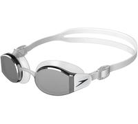 Occhialini Speedo Mariner Pro bianco con lenti a specchio grigio