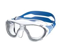 Speedo Maschera Biofuse unisex, per adulti, per immersioni, nuoto, design ergonomico, in acqua aperta, senza perdite, colore bianco, taglia unica