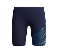 Speedo Medley Logo Jammer da Nuoto per Bambino, Peacoat/Sugar Blue, 9-10 Anni