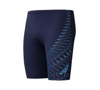 Speedo Medley Logo Jammer da Nuoto per Uomo, Navy/Lagoon Blue, 38