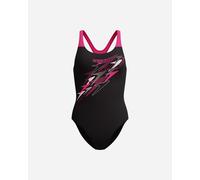 Speedo Medley Logo Medalist W - Costume Piscina - Donna - Grigio 42
