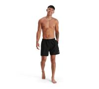 Speedo Men's 16" Watershort Swimming Trunks| Quick Dry | Comfortable Fit | Classic Style | Drawstring Waist, Black, M