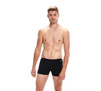 Speedo Men's Hyperboom Splice Aquashort Swimming Trunks| Quick Drying | Training | Fitness | Chlorine Resistant, Black/Dove Grey, 30