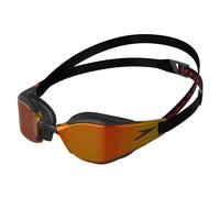Speedo Unisex Occhialini Nuoto Fastskin Hyper Elite | Occhialini piscina da competizione | Alte prestazioni | Da allenamento | Idrodinamici Black/Dragon Fire/Gold One Size