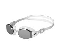 Speedo Mariner Pro Mirror Swimming Goggles Bianco