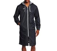 Speedo Parka Jacket Fleece Lined Team Colors Costume Black, XS Donna