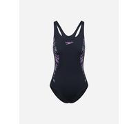 Speedo Costume Intero Piscina Placement Blu Lilla Donna 40