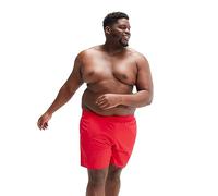 Speedo Plus Size Essential 16 Pollici Costume a Pantaloncino per Uomo, Fed Red, 46 EU