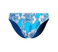 Speedo Print Beachstar Brief 2" Costume a Slip per Uomo, Picton Blue, 32