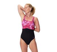 Speedo Print Contour Eclipse Swimsuit Rosa UK 40 Donna