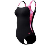 Speedo Print Luna Lustre Swimsuit Nero UK 44 Donna