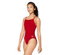 Speedo Race Endurance+ - Costume Intero da Donna, in Poliestere, Flyback, Colore: Rosso Scuro, Taglia 30