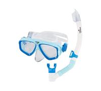 Speedo Set da immersione unisex per adulti, colore: blu/trasparente, 1 pezzo