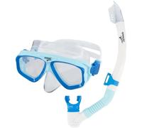 Speedo set maschera + snorkel avventura bianco/blu