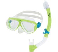 Speedo set maschera + snorkel avventura junior verde