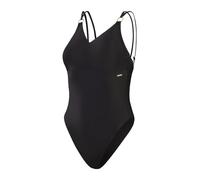 Speedo Shaping Strappy 1 Piece Costume da Bagno per Donna, Nero, 48