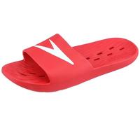 Speedo Slide Ciabatte per Uomo, Rosso/Bianco, 39