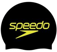 Speedo Slogan Print Cap Black Stacked Logo Giallo/Nero