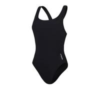 Speedo Solid Scoop Mesh 1 Pc Costume da Bagno per Donna, Nero, 40