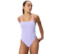 Speedo Solid V-Back 2.0 Costume da Nuoto Lavanda Brillante S - UK32