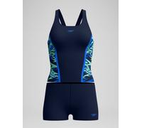 Speedo Speedo Blue Hyperboom Splice Tankini Set 44 blu