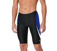 Speedo Swimsuit Jammer Endurance+ Splice Team Colors, Bordo Nero/Blu, 34 Uomo