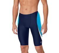 Speedo Swimsuit Jammer Endurance+ Splice Team Colors piagnucol, Edge Navy/Azzurro, 22 Uomo