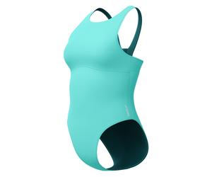 Speedo top alto solido Arctic Glass blu XL - UK38
