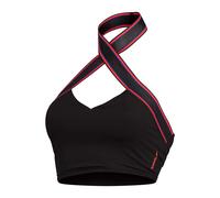 Speedo Top Bikini Solid Halter Crop Top