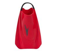 Speedo Unisex Adulto Fury Training Fin for Swimming Pinne da allenamento, Lava Rosso/Chill Blu/Grigio, 7-8