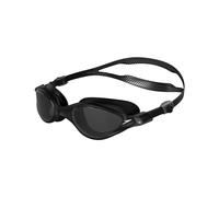 Speedo Unisex Adulto V-Class Vue Occhialini, Nero/Argento/Light Smoke, Taglia Unica