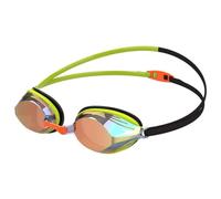 Speedo Unisex Adulto Vengeance Mirror Occhialini, Atomic Lime/Nero/Fire Gold, Taglia Unica