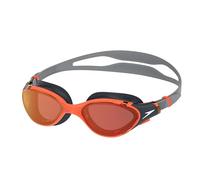 Speedo Biofuse 2.0 Mirror Occhialini per Unisex Adulto, Amber Wave, Steel, Crimson Mirror, One Size