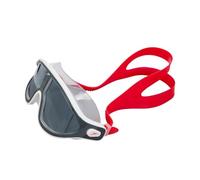 Speedo Unisex Biofuse Rift Mask Swimming Goggles | Open Water Swim Mask | Anti-Fog | Anti-Leak, Red/Smoke, One Size