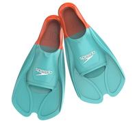 Speedo Biofuse Training Pinne da allenamento per Unisex Adulto, Arctic Glass / Volcanic Orange, 11-12