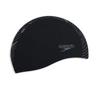 Speedo Unisex Boom Endurance+ Swimming Cap | Swim Cap, Black/USA Charcoal, One Size